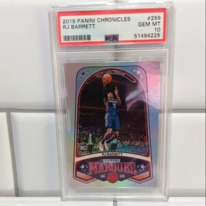 RJ Barrett 2019 Panini Chronicles Marquee 259 PSA 10 RC Rookie Card Knicks